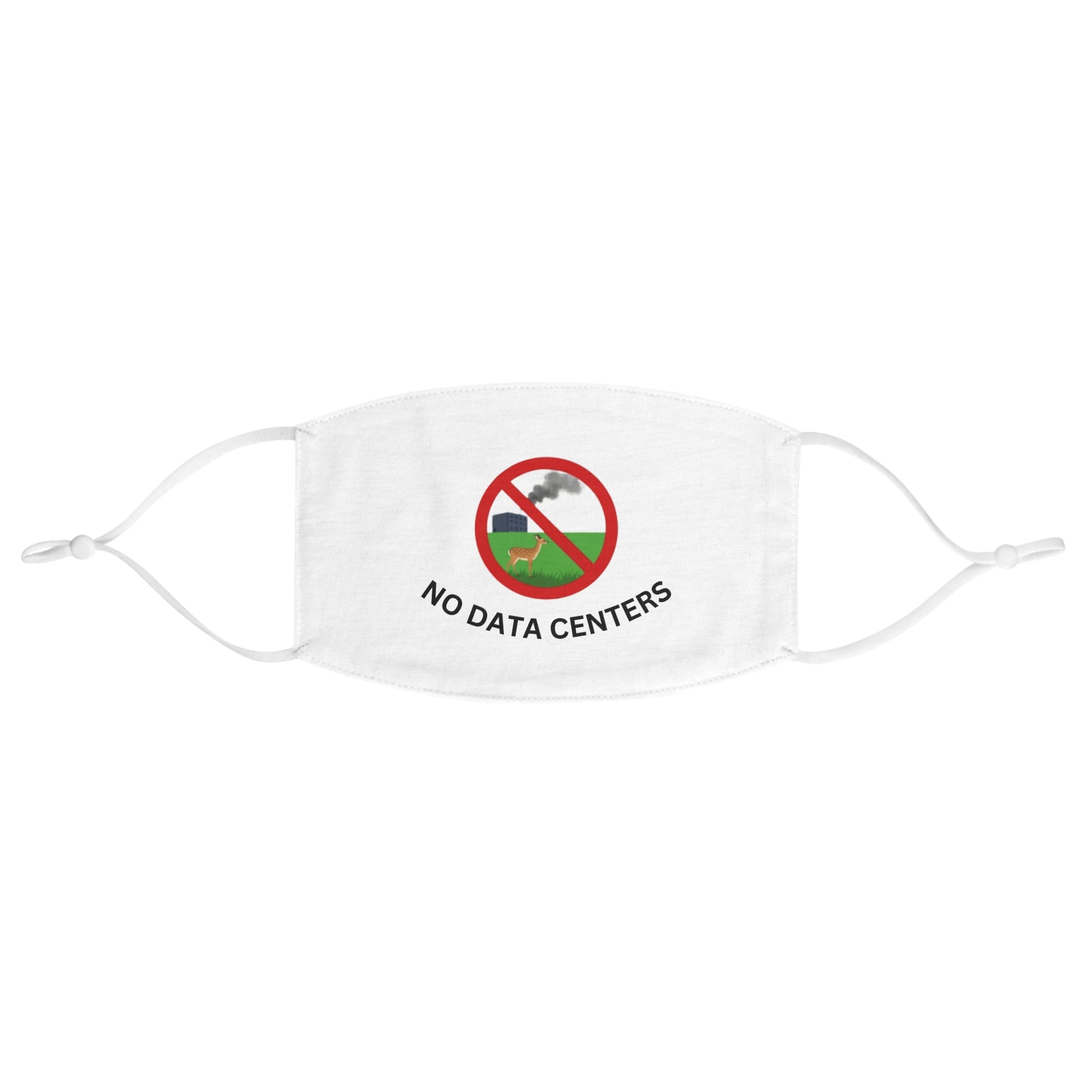 Face Mask — “No Data Centers” Protest Design
