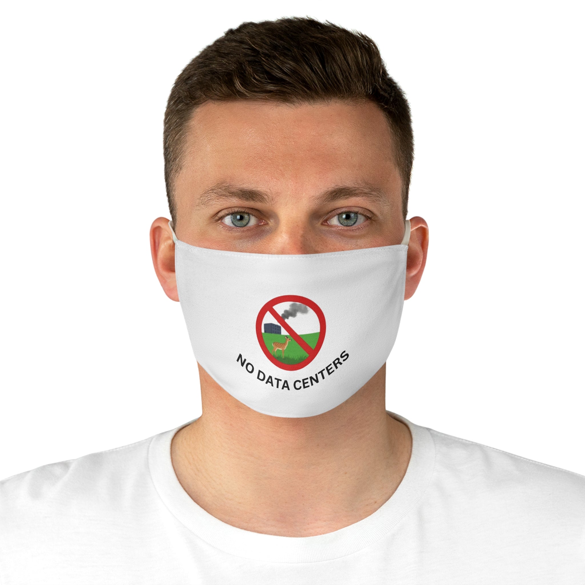 Face Mask — “No Data Centers” Protest Design